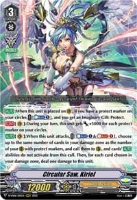 Circular Saw, Kiriel - D-VS06: V Clan Collection Vol.6 - Cardfight Vanguard card