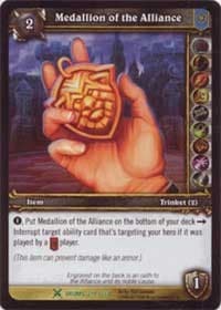 Medallion of the Alliance - Drums of War - WoW card