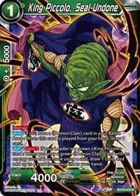 King Piccolo, Seal Undone - Dawn of the Z-Legends - Dragon Ball Super: Masters card