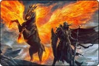 Black Knightmare - XL Deskmat - GamerMats Playmats - Playmats card