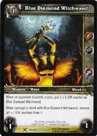 Blue Diamond Witchwand - Drums of War - WoW card
