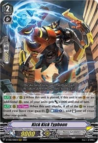 Kick Kick Typhoon - D-VS06: V Clan Collection Vol.6 - Cardfight Vanguard card