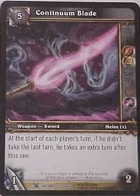 Continuum Blade - Drums of War - WoW card