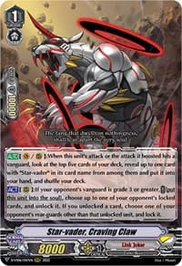 Star-vader, Craving Claw - D-VS06: V Clan Collection Vol.6 - Cardfight Vanguard card