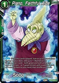 Piano, Faithful Aide - Dawn of the Z-Legends - Dragon Ball Super: Masters card