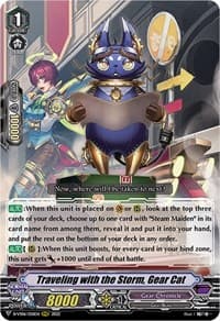 Traveling with the Storm, Gear Cat - D-VS06: V Clan Collection Vol.6 - Cardfight Vanguard card