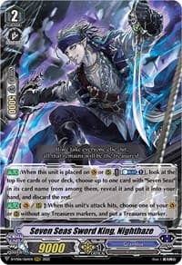 Seven Seas Sword King, Nighthaze - D-VS06: V Clan Collection Vol.6 - Cardfight Vanguard card
