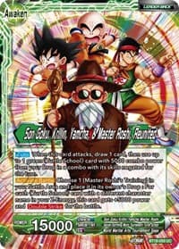Master Roshi // Son Goku, Krillin, Yamcha, & Master Roshi, Reunited - Dawn of the Z-Legends - Dragon Ball Super: Masters card