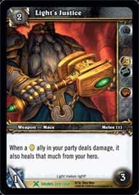 Light's Justice - Drums of War - WoW card