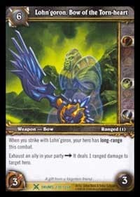Lohn'goron, Bow of the Torn-heart - Drums of War - WoW card