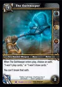 The Oathkeeper - Drums of War - WoW card