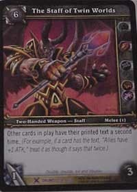 The Staff of Twin Worlds - Drums of War - WoW card