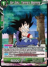 Son Goku, Training's Beginning - Dawn of the Z-Legends - Dragon Ball Super: Masters card