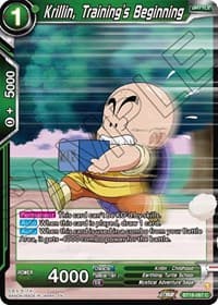 Krillin, Training's Beginning - Dawn of the Z-Legends - Dragon Ball Super: Masters card
