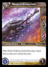 Wand of Biting Cold - Drums of War - WoW card