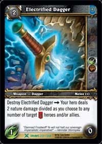 Electrified Dagger - Drums of War - WoW card