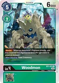 Woodmon (Official Tournament Pack Vol. 6) - Release Special Booster 1.0 - Digimon Card Game card