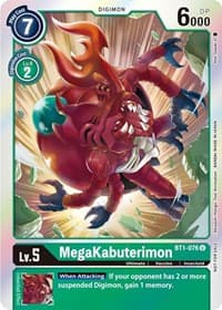 MegaKabuterimon (Official Tournament Pack Vol. 6) - Release Special Booster 1.0 - Digimon Card Game card
