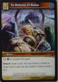 In Defense of Halaa - Drums of War - WoW card