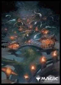 Magic: The Gathering Player's Card Sleeve - Kamigawa: Neon Dynasty Boseiju, Who Endures (80-Pack) - Ensky Card Sleeves - Card Sleeves card