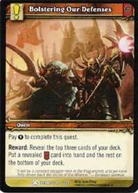 Bolstering Our Defenses - Drums of War - WoW card