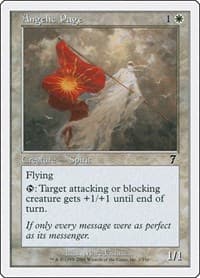 Angelic Page - 7th Edition - Magic: The Gathering card