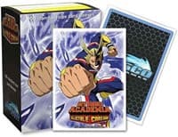 Dragon Shield Matte Art - My Hero Academia: All Might Punch - Dragon Shield Card Sleeves - Card Sleeves card