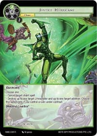 Justice Hurricane - A New World Emerges - Force of Will card