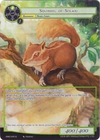 Squirrel of Solari (Full Art) - A New World Emerges - Force of Will card