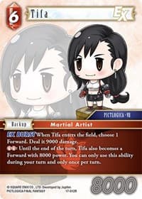 Tifa EX - Rebellion's Call - Final Fantasy TCG card