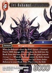 Jet Bahamut - Rebellion's Call - Final Fantasy TCG card