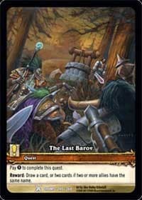 The Last Barov - Drums of War - WoW card