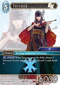 Yotsuyu EX - Rebellion's Call - Final Fantasy TCG card