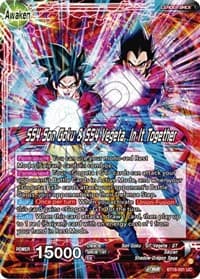 Son Goku & Vegeta // SS4 Son Goku & SS4 Vegeta, In It Together - Dawn of the Z-Legends - Dragon Ball Super: Masters card