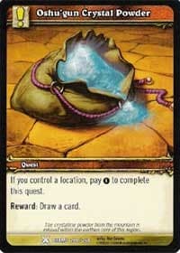 Oshu'gun Crystal Powder - Drums of War - WoW card