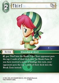 Thief - Rebellion's Call - Final Fantasy TCG card