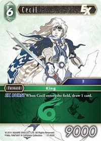 Cecil EX - Rebellion's Call - Final Fantasy TCG card