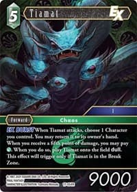 Tiamat EX - Rebellion's Call - Final Fantasy TCG card