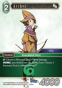 Archer - Rebellion's Call - Final Fantasy TCG card