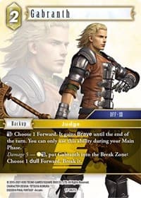 Gabranth - Rebellion's Call - Final Fantasy TCG card