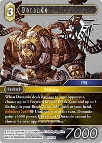 Dorando - Rebellion's Call - Final Fantasy TCG card