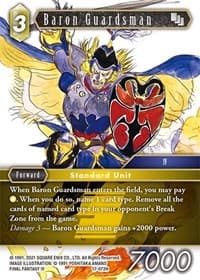 Baron Guardsman - Rebellion's Call - Final Fantasy TCG card