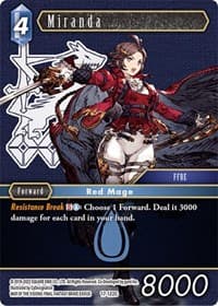 Miranda - Rebellion's Call - Final Fantasy TCG card