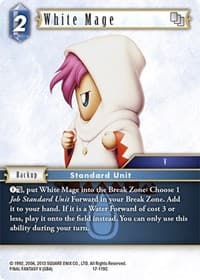 White Mage - Rebellion's Call - Final Fantasy TCG card
