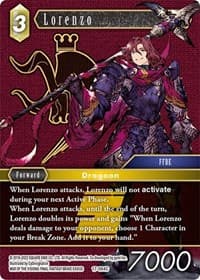 Lorenzo - Rebellion's Call - Final Fantasy TCG card