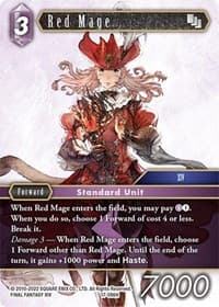 Red Mage - Rebellion's Call - Final Fantasy TCG card
