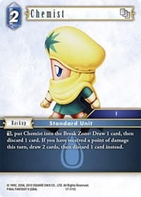 Chemist - Rebellion's Call - Final Fantasy TCG card