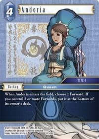 Andoria - Rebellion's Call - Final Fantasy TCG card