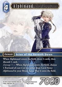 Alphinaud - Rebellion's Call - Final Fantasy TCG card