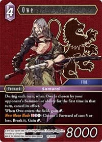 Owe - Rebellion's Call - Final Fantasy TCG card